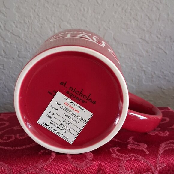 St. Nicholas Square Grandpa Claus & Grandma Claus Holiday Coffee Mugs - Picture 11 of 12